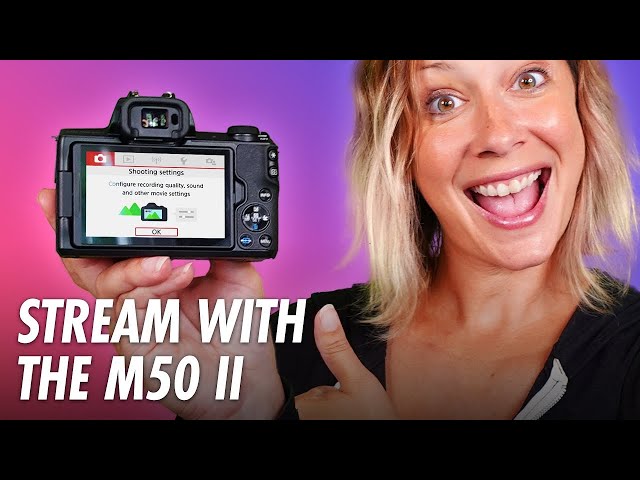 Canon M50 Mark II Live Streaming Settings CLEAN HDMI OUT
