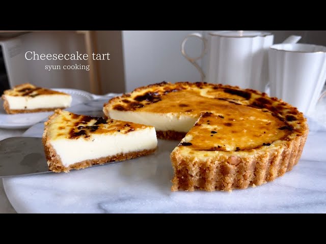 [トースターで焼くだけ] 濃厚とろける！チーズケーキタルト作り方 No oven Cheesecake tart 치즈 타르트