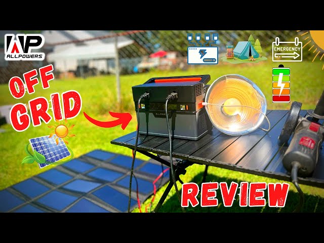 ALLPOWERS 700W Portable Power Station & Solar Panel - Review
