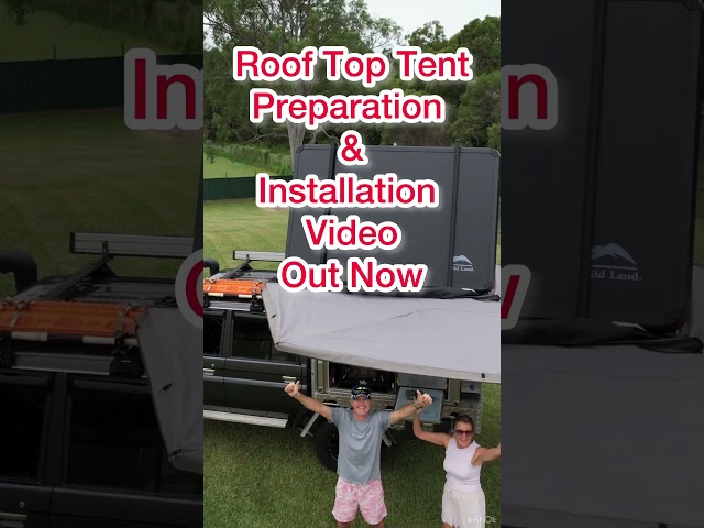 🤪 READY FOR EPIC ADVENTURES!! 79 SERIES Roof Top Tent!!!- DRIFTA #shorts #rooftoptent #toyota