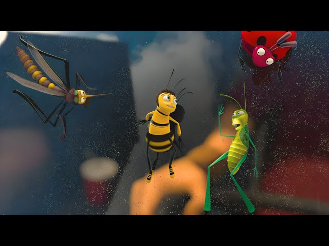 نحله ضعيف الكل بيتريق عليه لانه فاشل لكنه بيصدمهم وبيقدر ينقذ العالم | ملخص فيلم : Bee Movie
