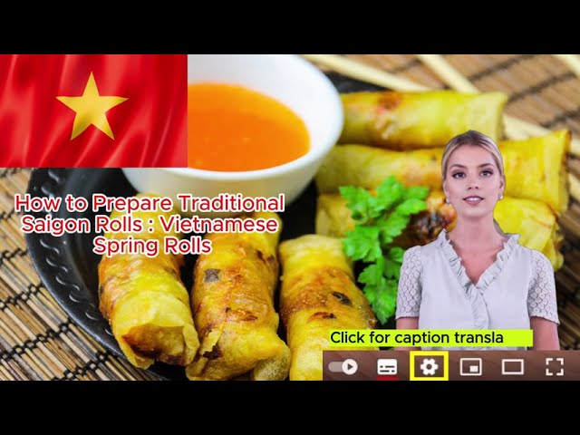 How to prepare traditional Saigon Rolls: Vietnamese spring rolls #recipes #culinary #vietnam