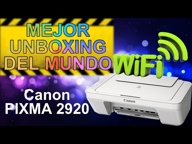 Unboxing Canon PIXMA MG2920 - All in one Wireless Printer