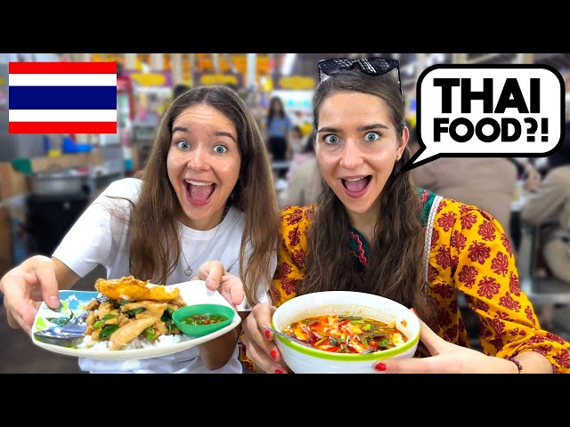 Polish Girls Try Local Thai Food For The First Time! 🇹🇭 (Bangkok)