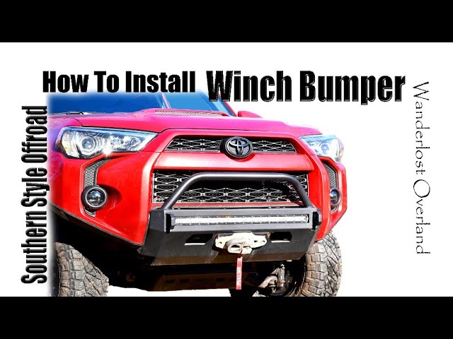 How To Install Slimline Steel Front Bumper on 5th Gen 4Runner