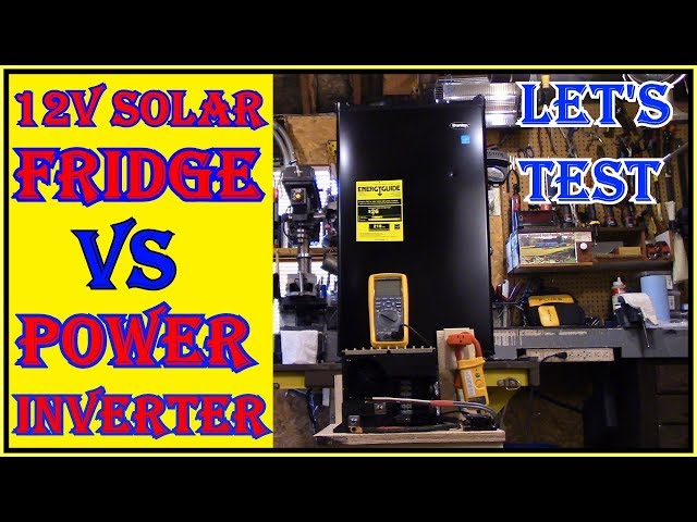 Off Grid Solar Power Experiment  vs  120v Mini Fridge - For A 2000w Tripp Lite Inverter
