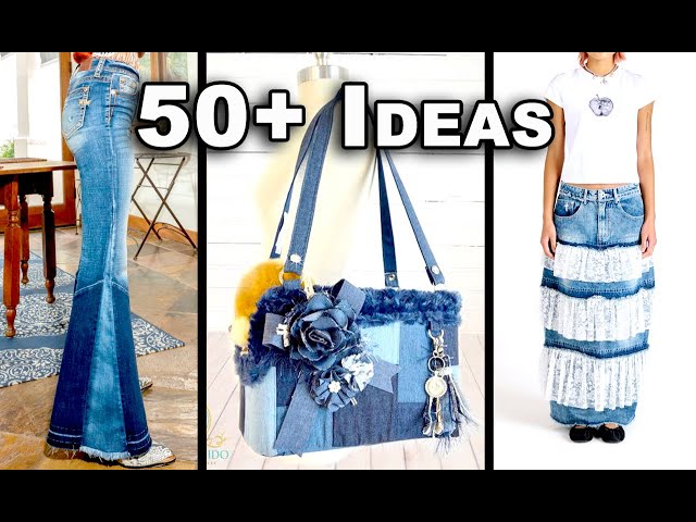 50+ Genius Ways to Upcycle Your Jeans for a New Wardrobe