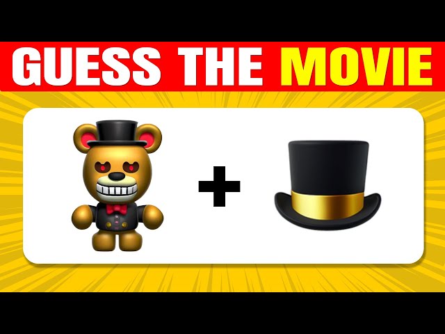 Guess the Movie by Song & Emoji Quiz | Five Night At Freddy's, Wednesday, Super Mario, FNFA