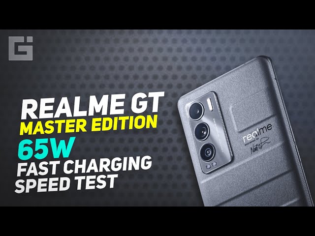 Realme GT Master Edition 65W Fast Charging Test - 0 to 100% in 30 min :O
