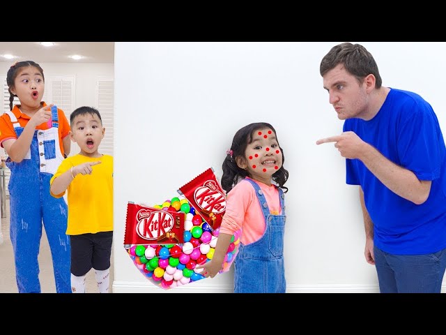 Annie Jolie and Johnny Stories for Kids about Harmful Sweets and Candies