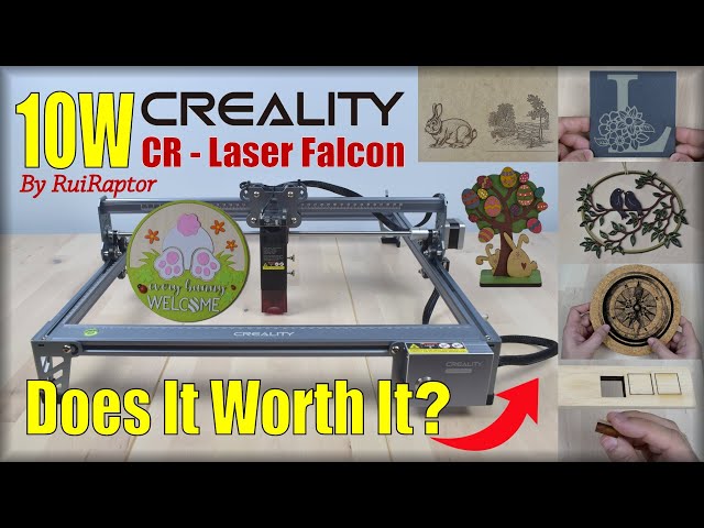 Creality CR-LASER FALCON - Detailed REVIEW (Including Tests + PROS & CONS)
