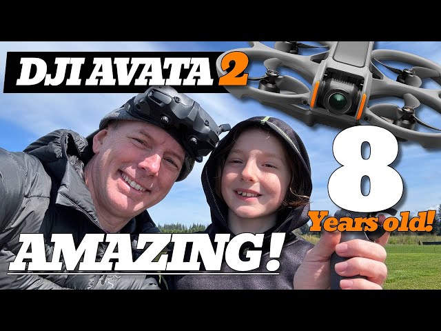 8 Year Old flies DJI Avata 2 - What happens next was AMAZING!!!