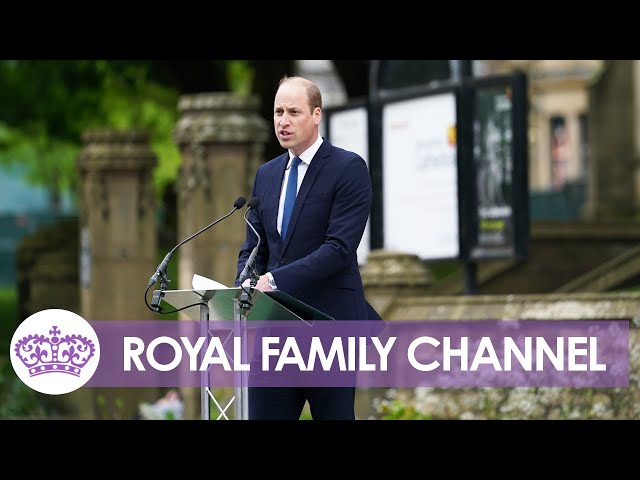 Prince William Opens Arena Memorial with Emotional Speech