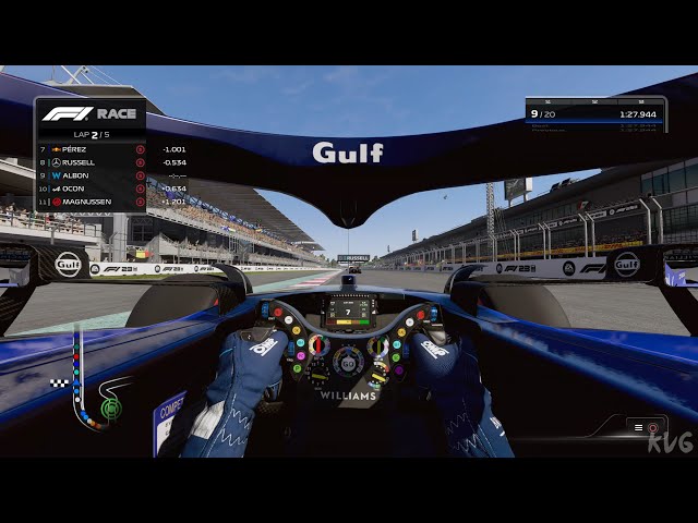 F1 23 - Williams Racing FW45 - Cockpit View Gameplay (PS5 UHD) [4K60FPS]