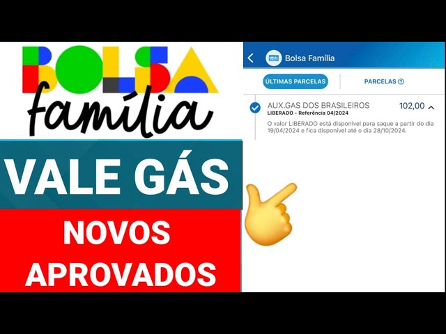 BOLSA FAMÍLIA: NOVOS APROVADOS NO AUXÍLIO GÁS DOS BRASILEIROS EM ABRIL PAGAMENTO DE R$ 102