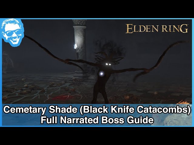 Cemetary Shade (Black Knife Catacombs) - Narrated Boss Guide - Elden Ring [4k HDR]