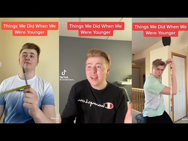 THINGS WE DID WHEN WE WERE YOUNGER - LUKE DAVIDSON
