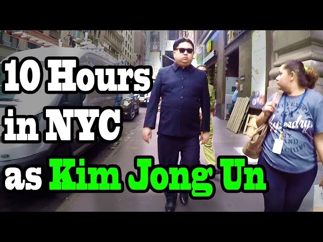 10 Hours of Walking in NYC as Kim Jong Un