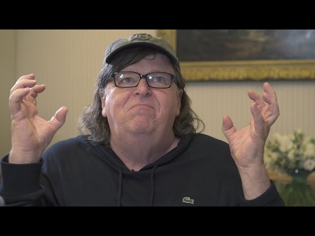 Owen Jones meets Michael Moore | 'Trump is like the sound of dying dinosaurs'