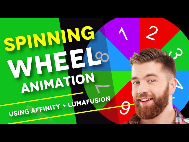 Affinity Photo + LumaFusion: Create a spinning wheel animation