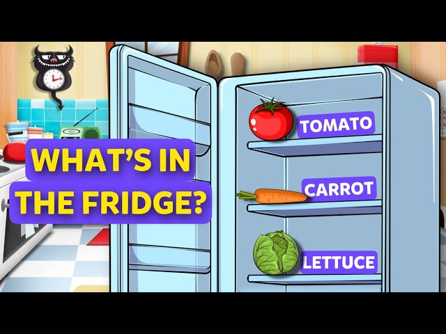 What’s in the fridge? Vegetables vocabulary for beginners