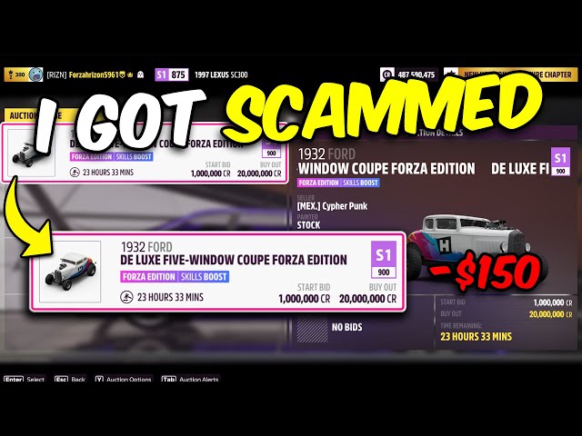 How I Got SCAMMED Buying Forzas Rarest Car