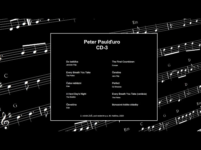 Peter Paulďuro CD-3