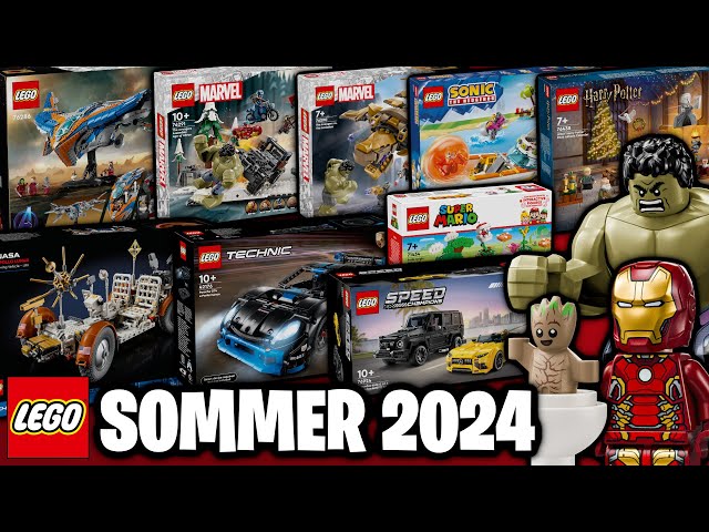 Von Meisterwerk bis unverschämt: LEGO 2024 Sommer Neuheiten Marvel, Technic & mehr! | LEGO News