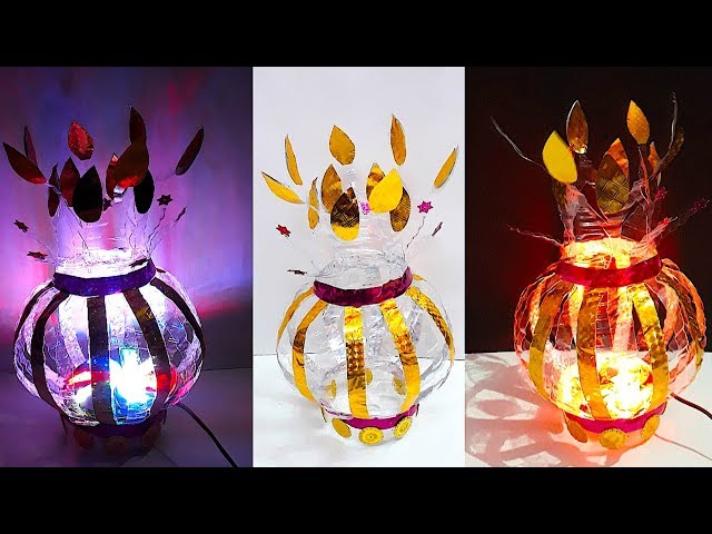 DIY-Lantern/Tealight Holder/showpiece from Empty Plastic Bottles |Bottle ka lantern Banane ka Tarika