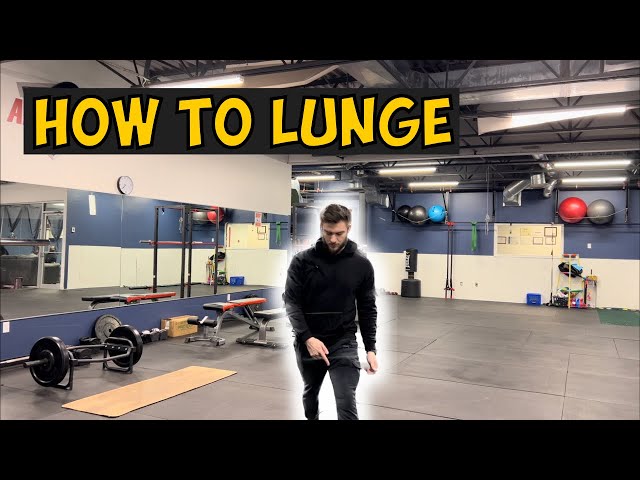 How to do The Forward Lunge Exercise | 2 Minute Tutorials