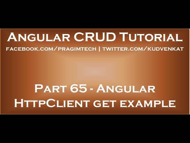 Angular httpclient get example