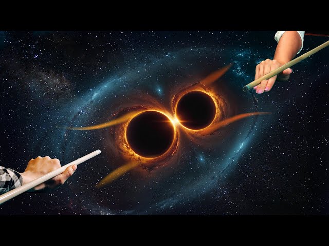 Was passiert, wenn 2 Schwarze Löcher kollidieren? Weltraum-Dokumentation 4K
