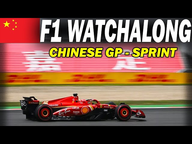 🔴 F1 Watchalong - CHINESE GP - SPRINT RACE - with Commentary & Timings