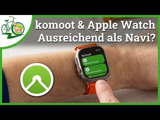 komoot Navigation & Apple Watch ⌚ Reicht die Navi-Anzeige auf der Uhr?