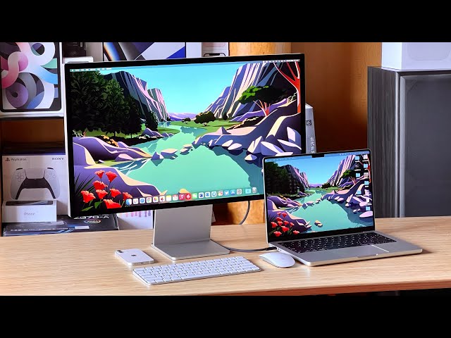 「黑貓」Apple Studio Display 開箱 + 評測 + 連接PC