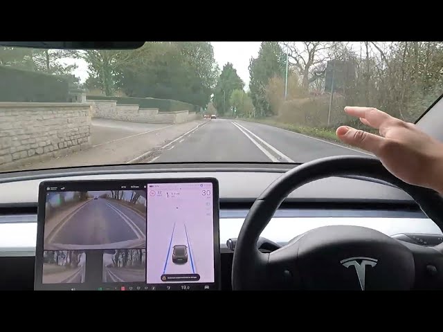 1 Hour of 'Full Self Driving Capability' & 'Navigate On Autopilot' in a Tesla Model 3 in the UK