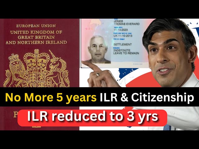 New Official Rules For UK 3 years ILR & Citizenship 2024: British Citizenship New Rules