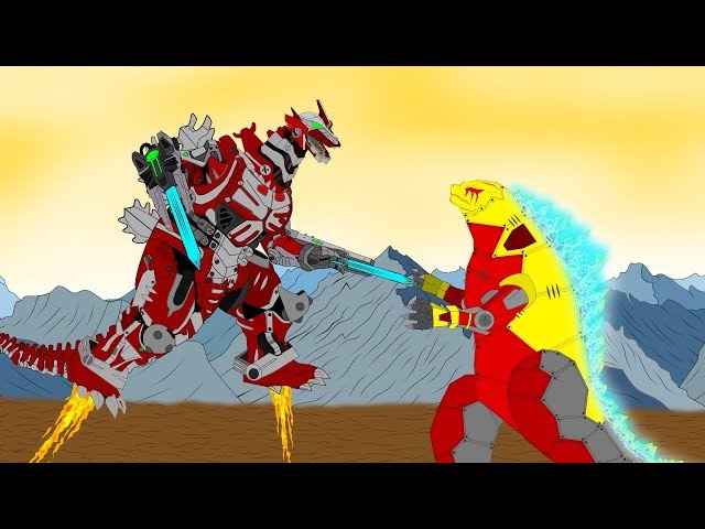 Godzilla Earth vs Kiryu: Robot Fighting Moments | Robot Movie Cartoon