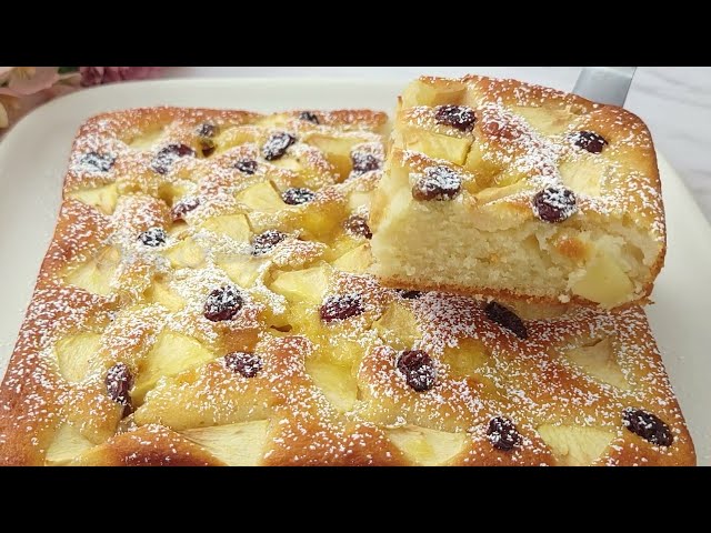 If you have 1 apple and 1 egg make this easy and delicious cake!