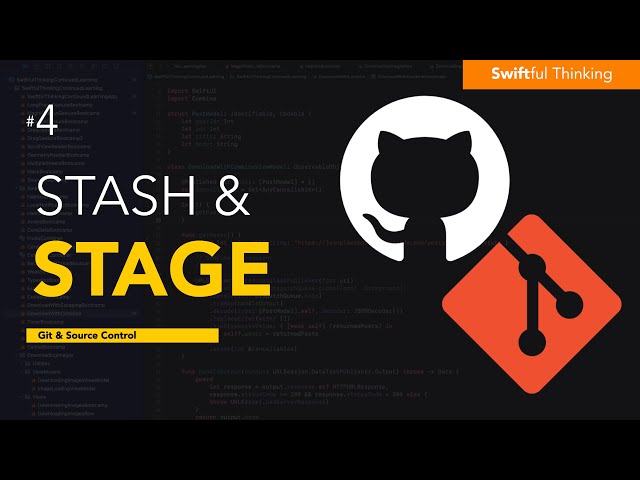 How to Stage, Unstage, and Stash Code Changes in Source Control  | Git & Source Control #4