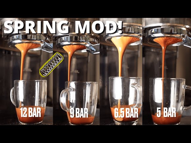 You Won't Believe the Difference: 9, 6.5 & 5 Bar OPV Mod with Flow Rates for Gaggia Classic Pro