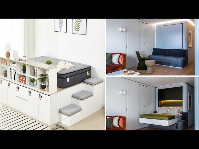 Incredible Space Saving Bedroom design -Space Saving Furniture
