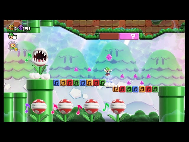 Super Mario Wonder Part 1 Singing Piranha Plants