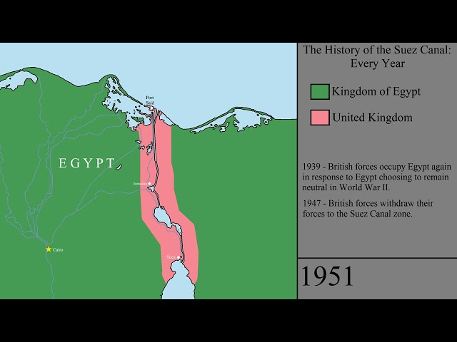 The History of the Suez Canal: Every Year