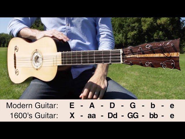 What guitars were like 400 years ago (The 9 String Baroque Guitar)