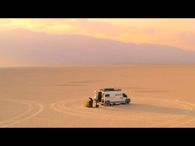 UNPAVED - Amber Sun | Live Set Surrounded By Miles of NOTHING | The Alvord Desert (4K)