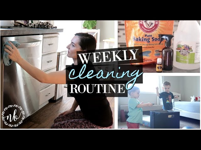 WEEKLY CLEANING ROUTINE | natural cleaning products | Natalie Bennett