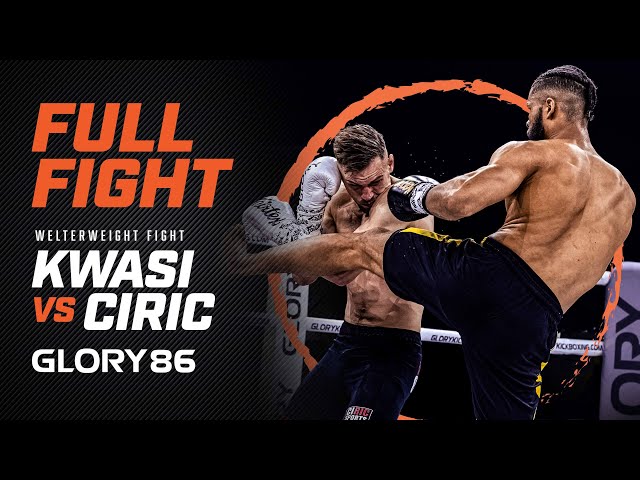GLORY 86: Chico Kwasi vs. Robin Ciric - Full Fight