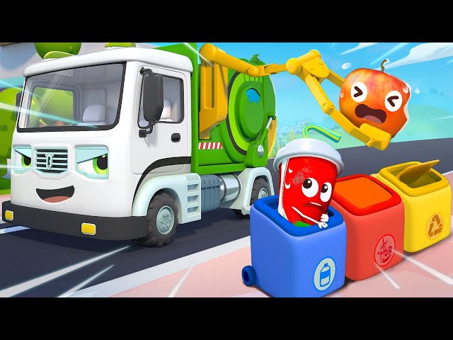 Garbage Truck, Fire Truck, Police Car | Car Cartoon | Cartoon for Kids | BabyBus - Cars World
