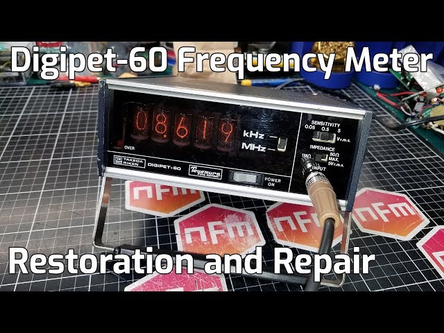 Digipet-60 Nixie Tube Frequency Meter Restoration